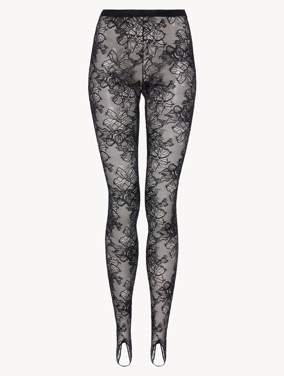 tights with lace