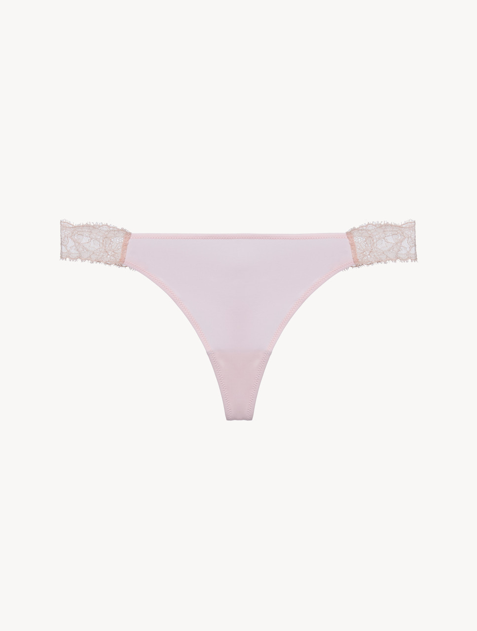 Estonished Baby Pink Lace Pearl Thong, EST-NFLP-057