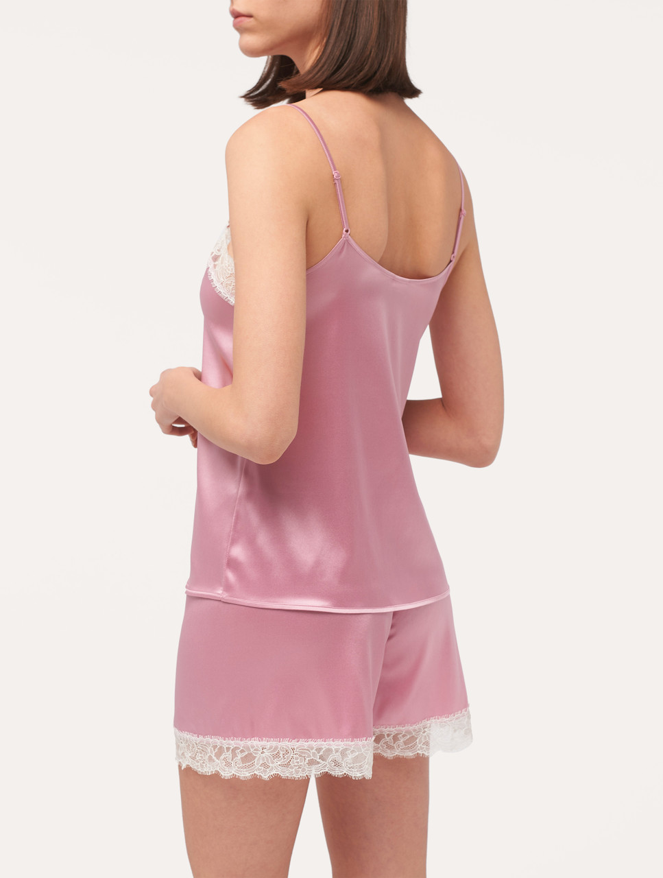 Stretch silk pyjamas clearance