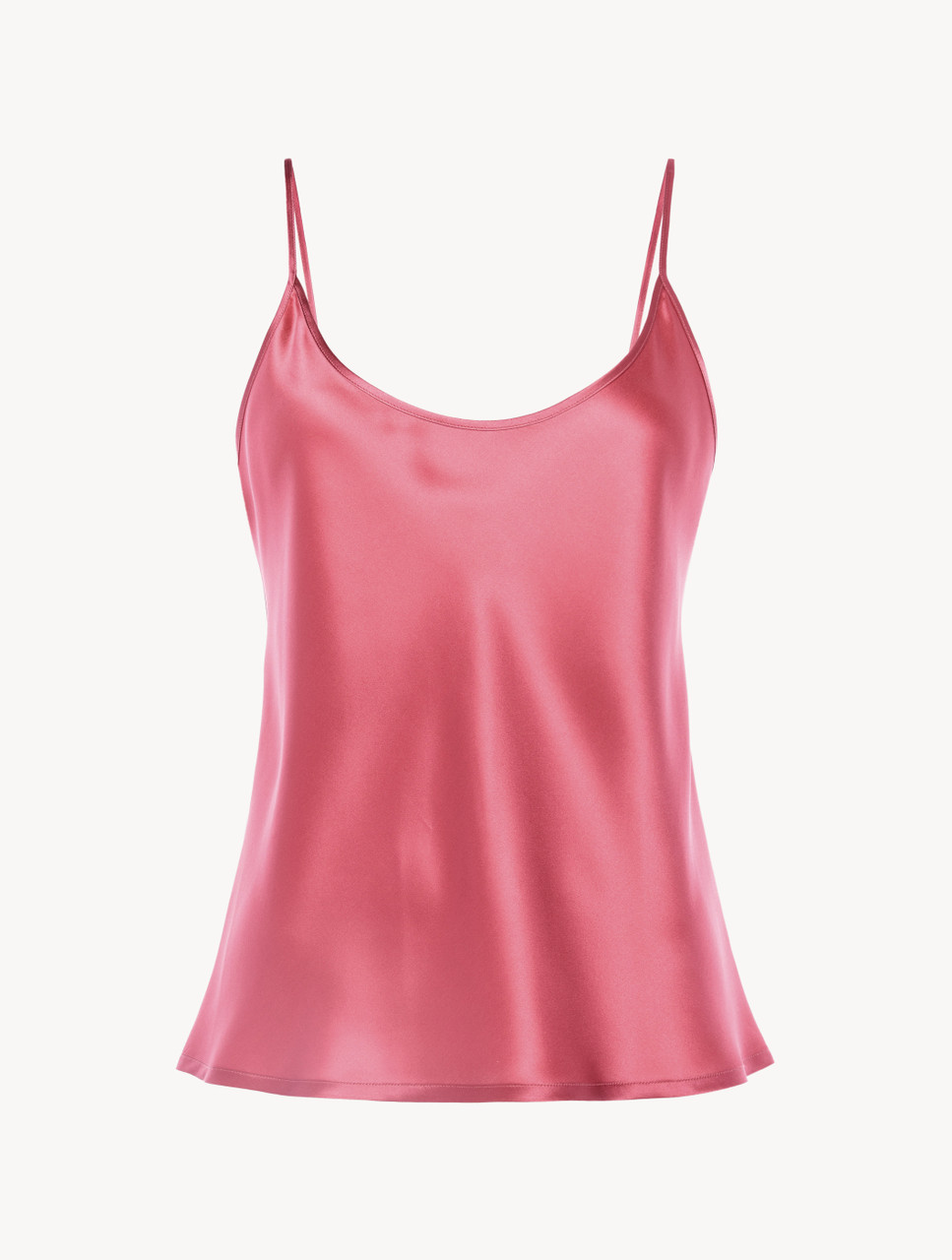 Silk camisole in wild orchid - La Perla - UK