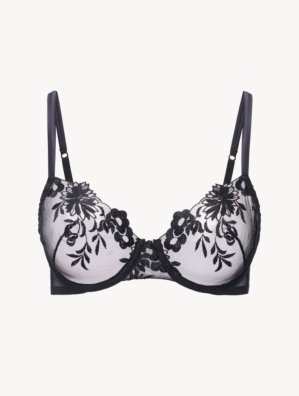 La Perla Maharani Sheer Bra - Black