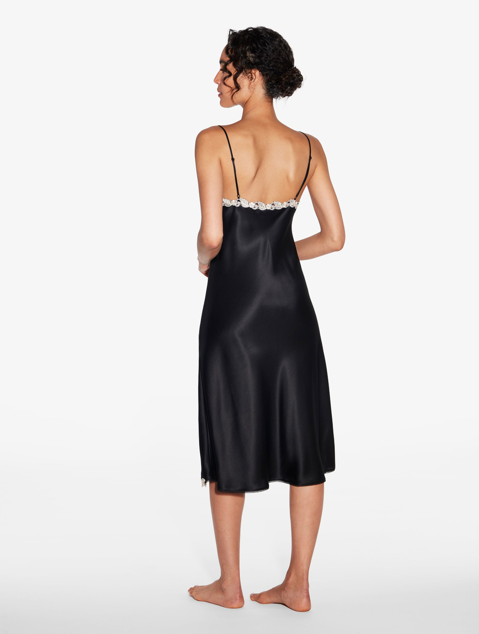 Being Fab Short Satin Nighty: .in: Clothing & Accessories