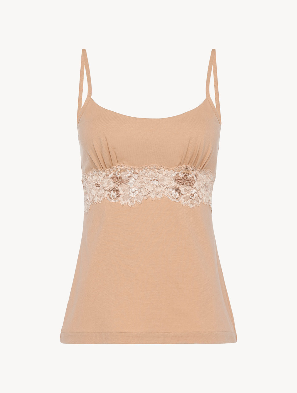 Luxury Cotton Camisole in White | La Perla