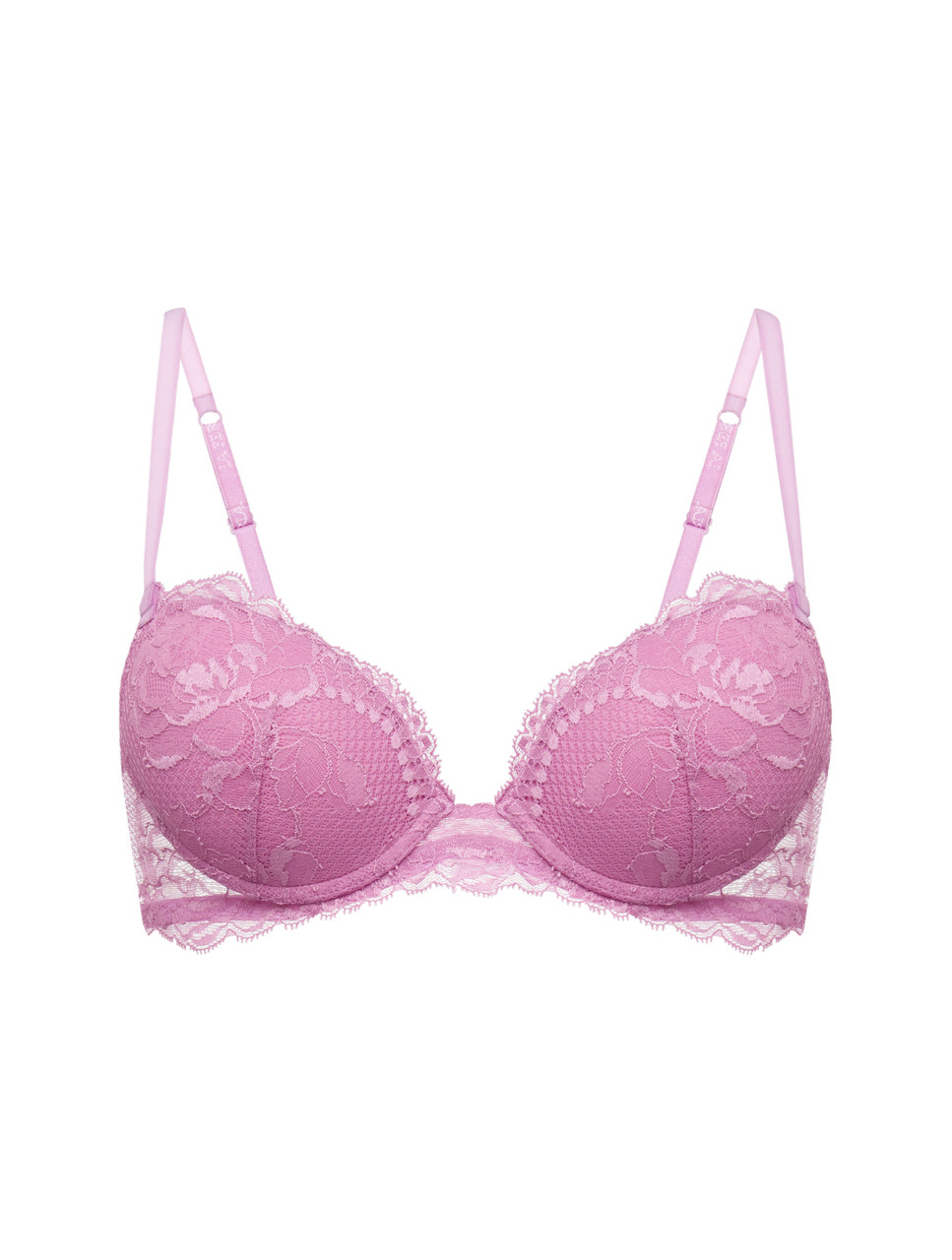 Size 36C/34D - La Perla Push Up Pink Lace Bra