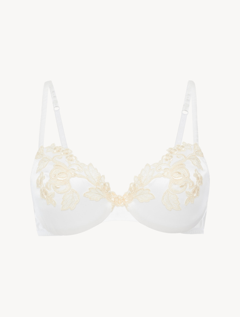【美品】ilfelino layered upper bra Luxury Non-Wired Padded Triangle V-Bra in Amaretto | La Perla