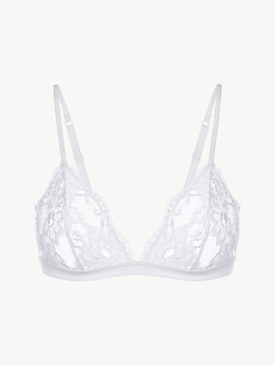 Dorothee Lace Triangle Bra | Blue