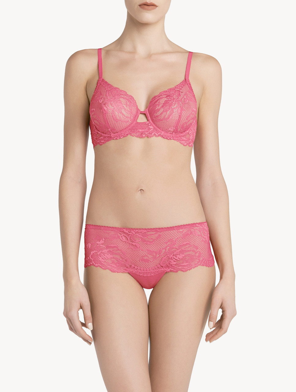 Buy Victoria's Secret Bali Orchid Pink Posey Lace Bralette T-Shirt Bra from  Next Luxembourg