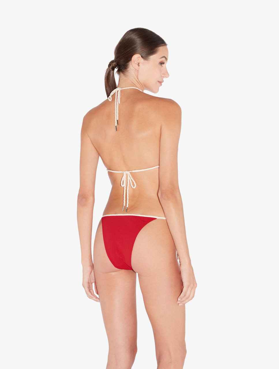 Monogram Bikini Brief in red