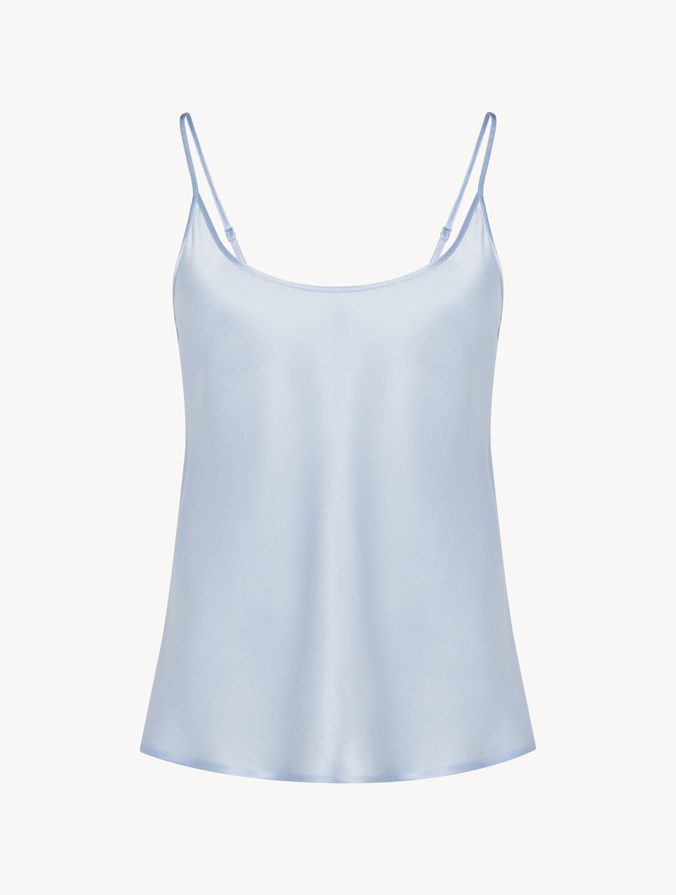 Luxury Silk Camisole in Azure | La Perla