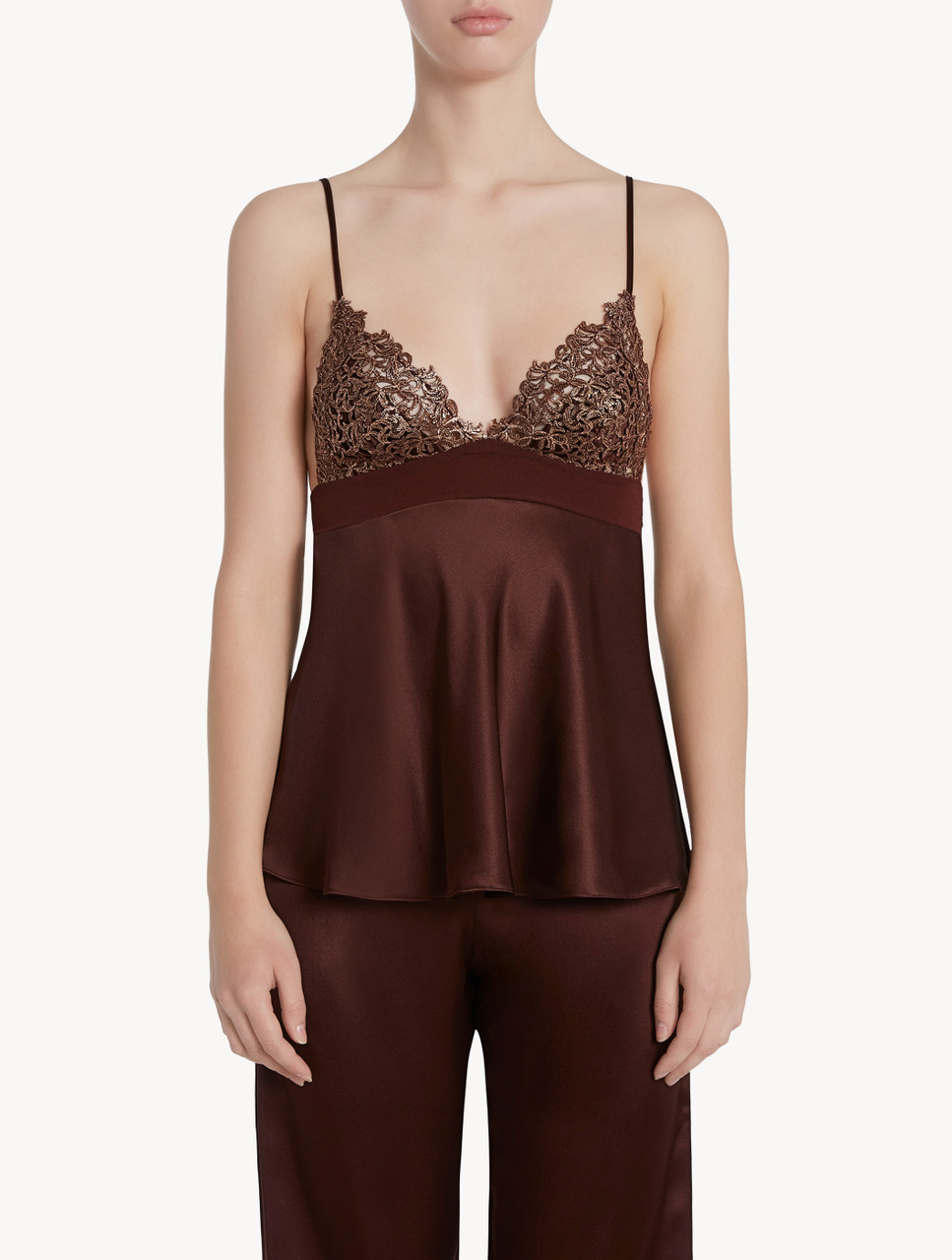 brown camisole top