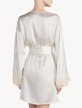 White silk satin short robe with frastaglio_2