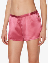 Silk shorts in wild orchid_1
