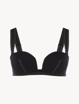 Bandeau Bikini Top in Black_0