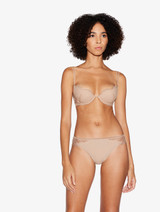 Push-up Bra with lace in Oak Blush_1