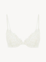 White push-up bra with macramé_0