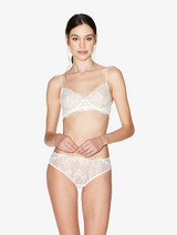 Off-white non-wired Leavers lace bra_1