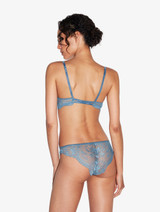 Dark blue lace push-up bra_2