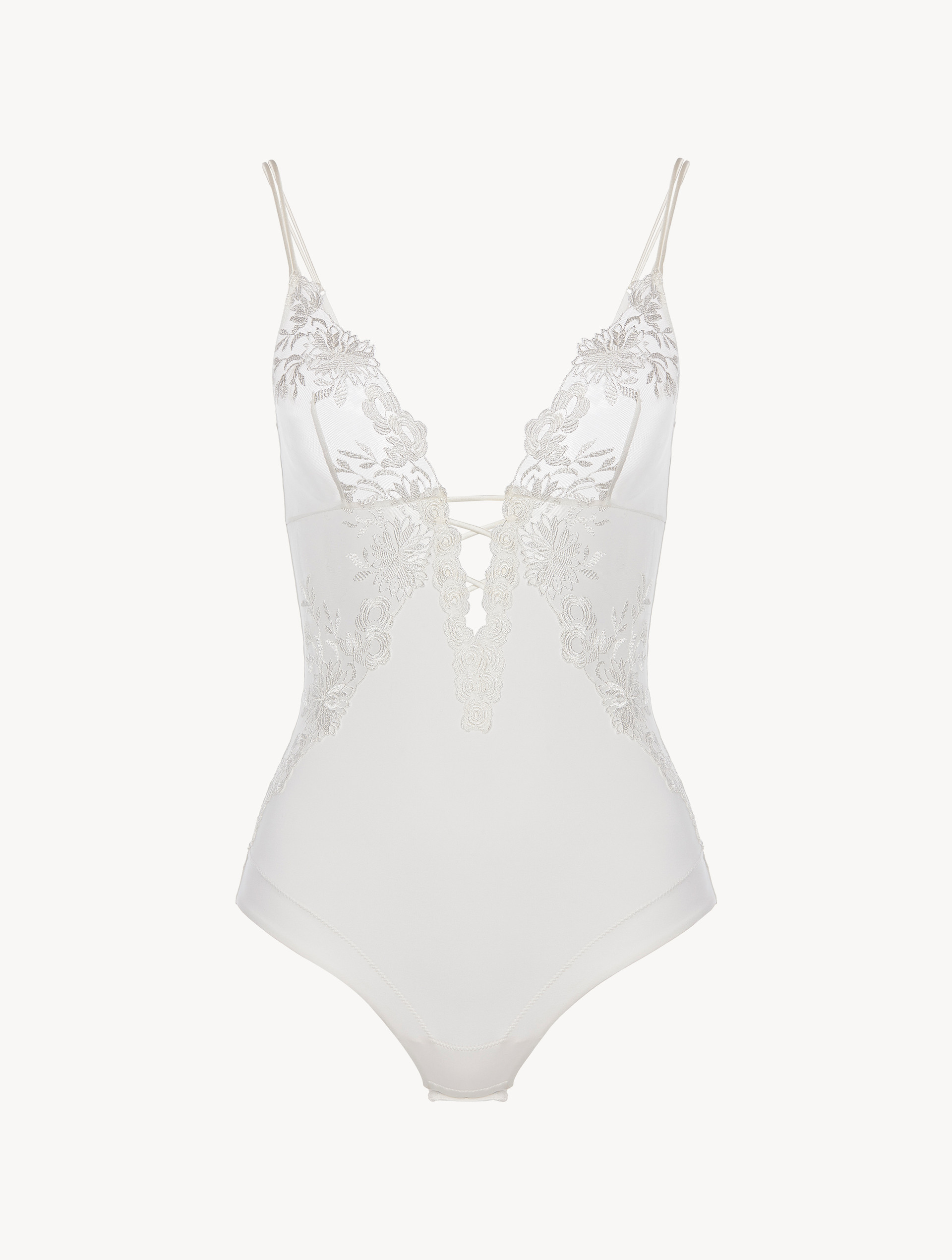 PREORDER - Vinana Lace Bodysuit - White