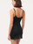 Slip Dress in black stretch tulle_2