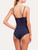 Navy swimsuit with metallic embroidery_2