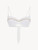 Push-up bikini top in white with metallic embroidery_0