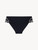 Medium brief in black with French Leavers lace_0