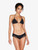 Etoile  Brazilian bikini briefs in Black with Soutache front on model_2