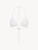 Triangle bikini top in White with with Soutache_0