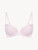 Push-up Bra in pale pink Lycra with Leavers lace_0