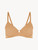 Nude Lycra underwired bra with Chantilly lace_0