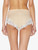 Cashmere Blend Ribbed Sleep Shorts in Halo with Frastaglio_2