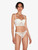 Bandeau Bra in Off White with Cotton Leavers Lace_1