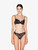 Black stretch Leavers lace and tulle Brazilian briefs_1