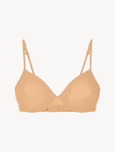 Underwired push-up multiway bra in nude