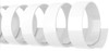 1-1/4" Plastic Binding Comb_White