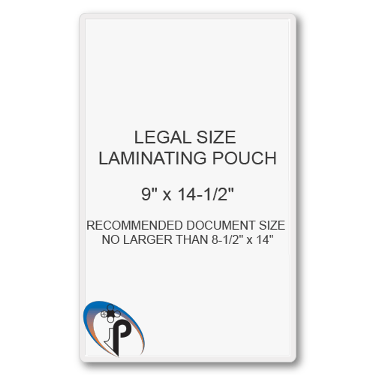 Legal Size 5 Mil Laminating Pouches: 9 X 14-1/2