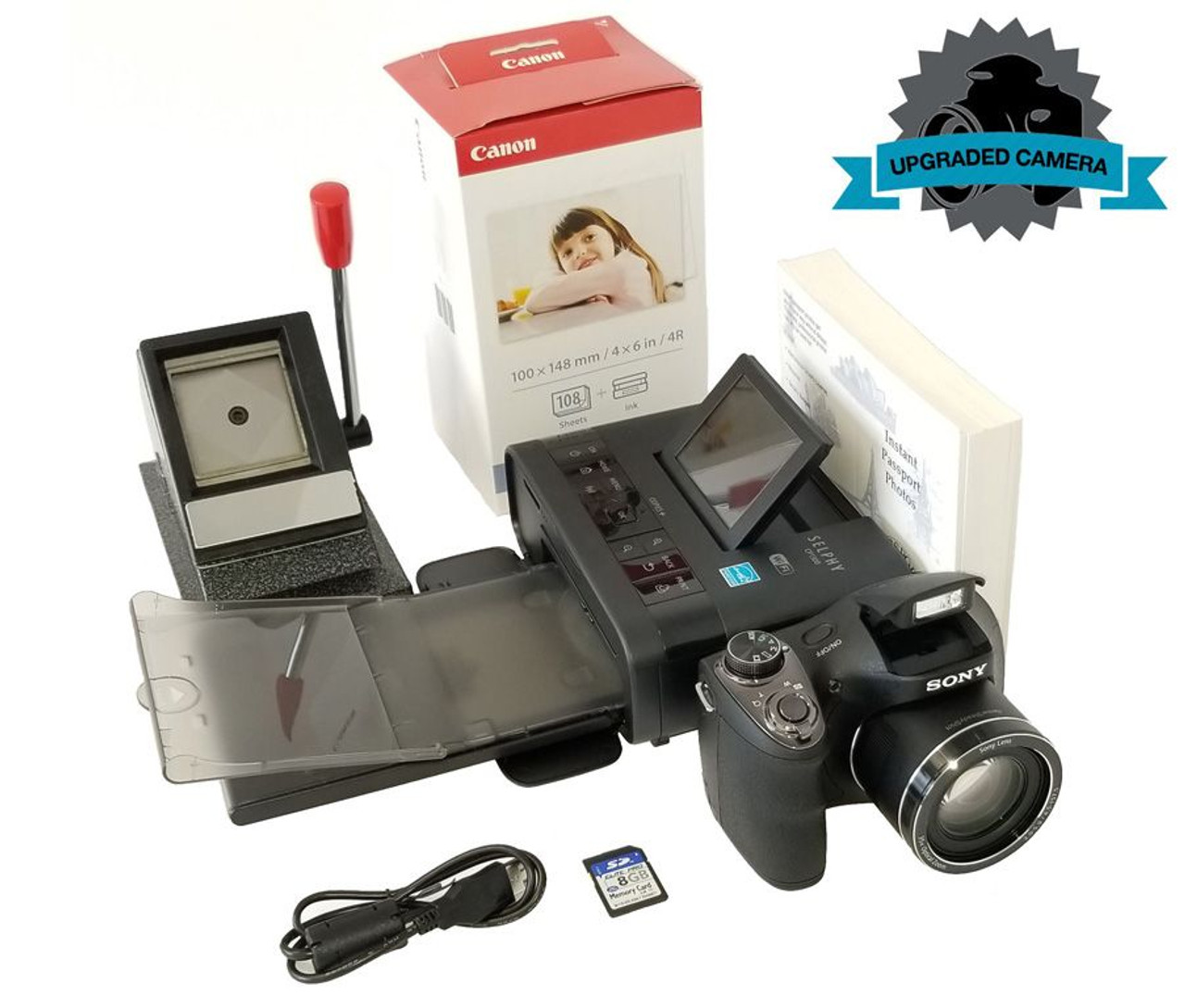 Deluxe Passport Photo Printer System - Pre-Configured for U.S. Passports