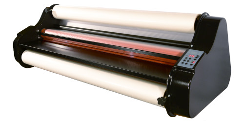 WRL-4000-Pro Dual Heat 40" Roll Laminator Side View
