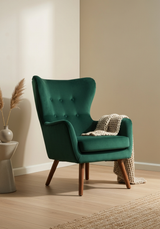 Velvet Reading Chair