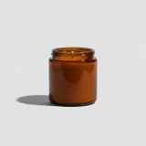 Amber Glass Candle