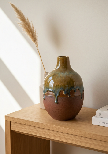 Glazed Ceramic Vase