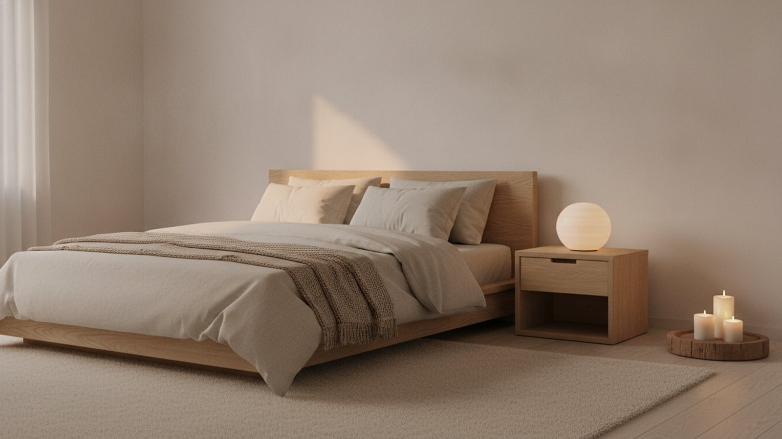 Calm Bedroom, Softly Layered