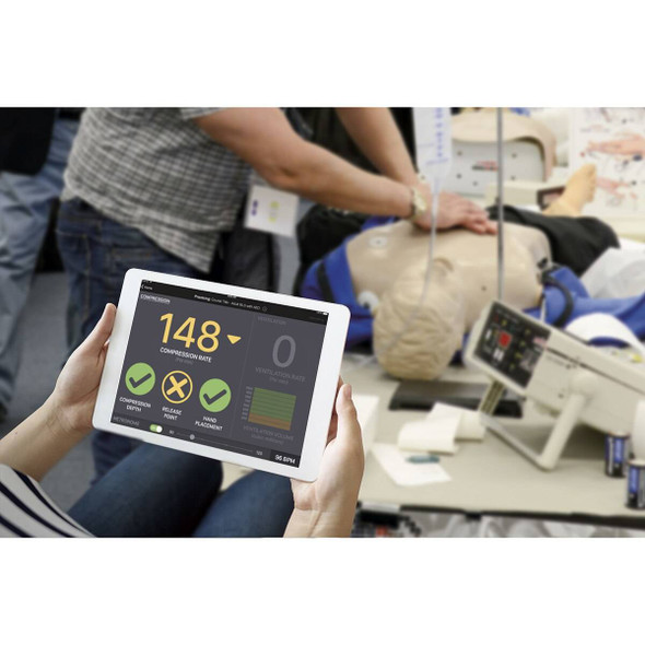 Life/form CPARLENE Full-Size Manikin with CPR Metrix and iPad - Dark Life/form CPARLENE Full-Size Manikin with CPR Metrix and iPad - Dark 1