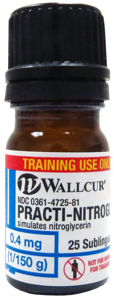 Practi-Nitroglycerin Sublingual Meds (0.4 mg) - 5 Count Practi-Nitroglycerin Sublingual Meds (0.4 mg) - 5 Count