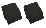 6.5 Seat Back Aluminum W/ Black Vinyl and Stainless Brackets  