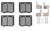 3. Front Brake Pad (Set) W/ Hardware