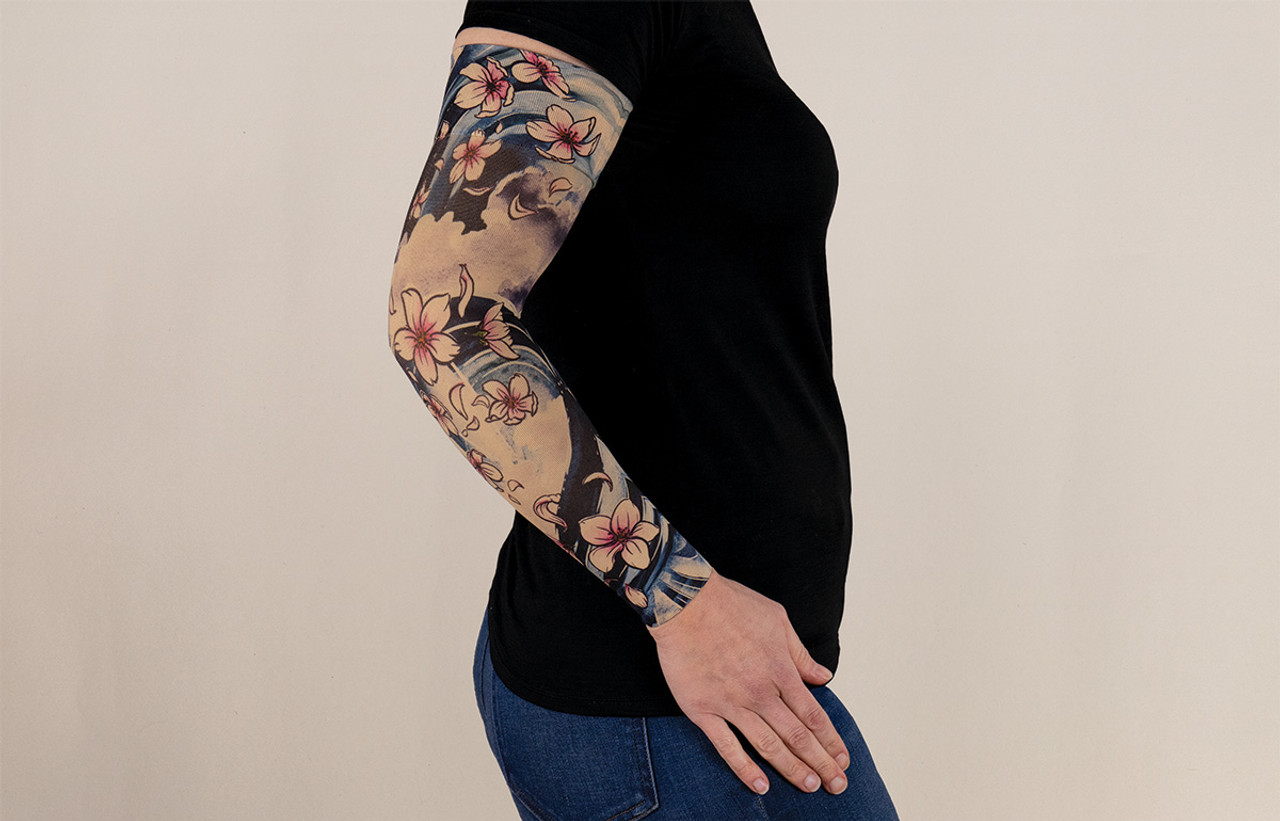 【⠀Armページ 】 Sakura Beige Arm Sleeve - LympheDIVAs