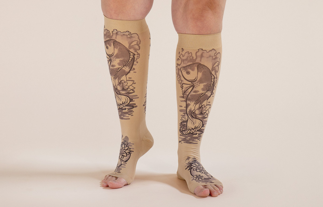 Light Skin Tone Tattoo Cover Up Foot Sleeve | Hide Foot Tattoo