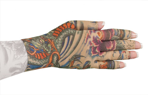 2nd Lotus Dragon Tattoo Glove