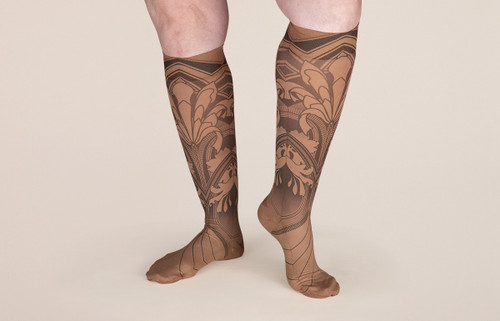 Gatsby Mocha Knee High